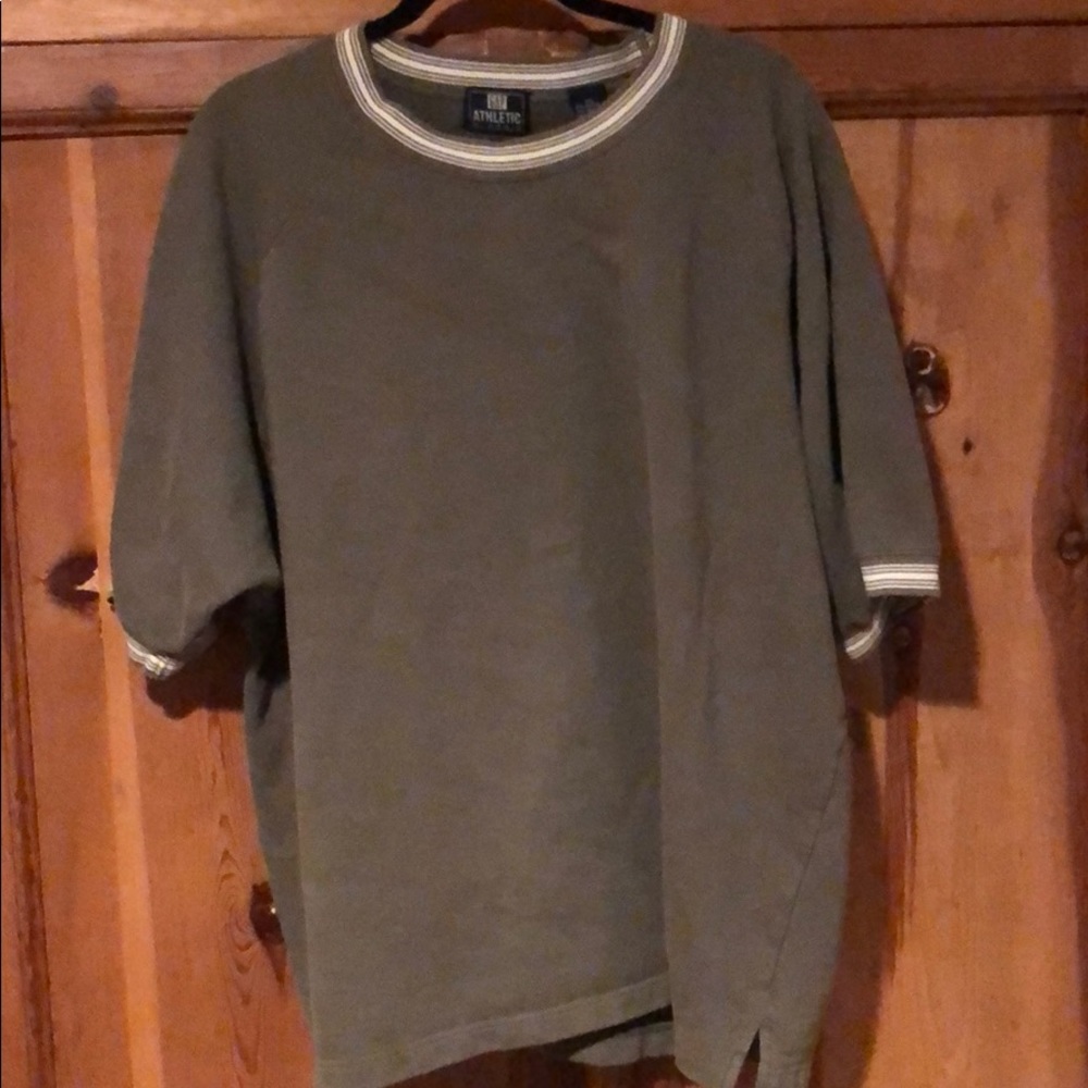 Gap Athletic Ringer Short Sleeve Sweatshirt XL